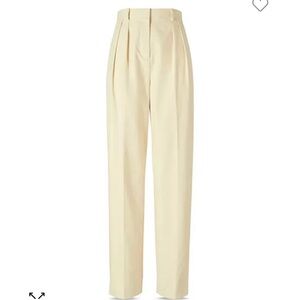 NWT Tory Burch Canvas pleated Trouser Size 8